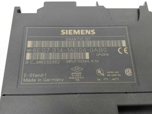 Siemens 6ES7314-1AE04-0AB0 SIMATIC S7-300, CPU 314