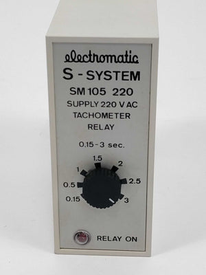 Electromatic SM 105 220 S - System Tachometer relay 220VAC