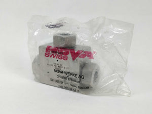 NOVA SWISS TEE-60-9H & 3x GLN-60-9H Leakage free connection