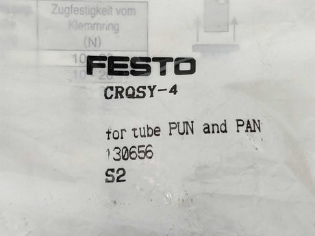 Festo 130656 CRQSY-4 Push-in Y-connector