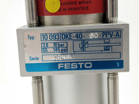 Festo 10093 DKE-40-50-PPV-A Cylinder with clamping unit