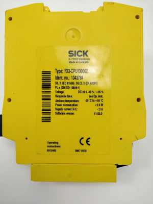 SICK 1043784 FX3-CPU130002 Safety controllers