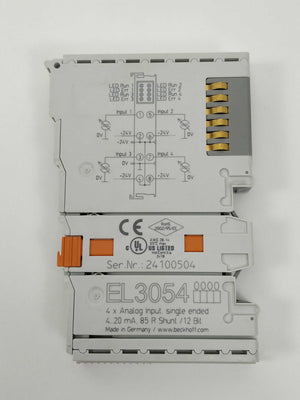 Beckhoff EL3054 4 x analog input / single ended