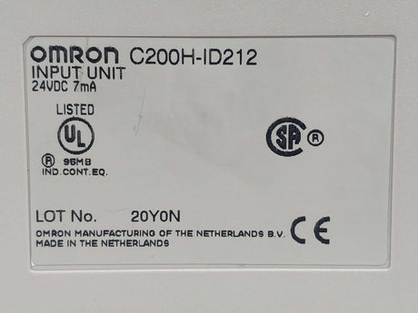 OMRON C200H-ID212 ID212 Input Unit