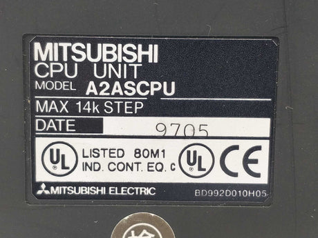 Mitsubishi A2ASCPU CPU Unit