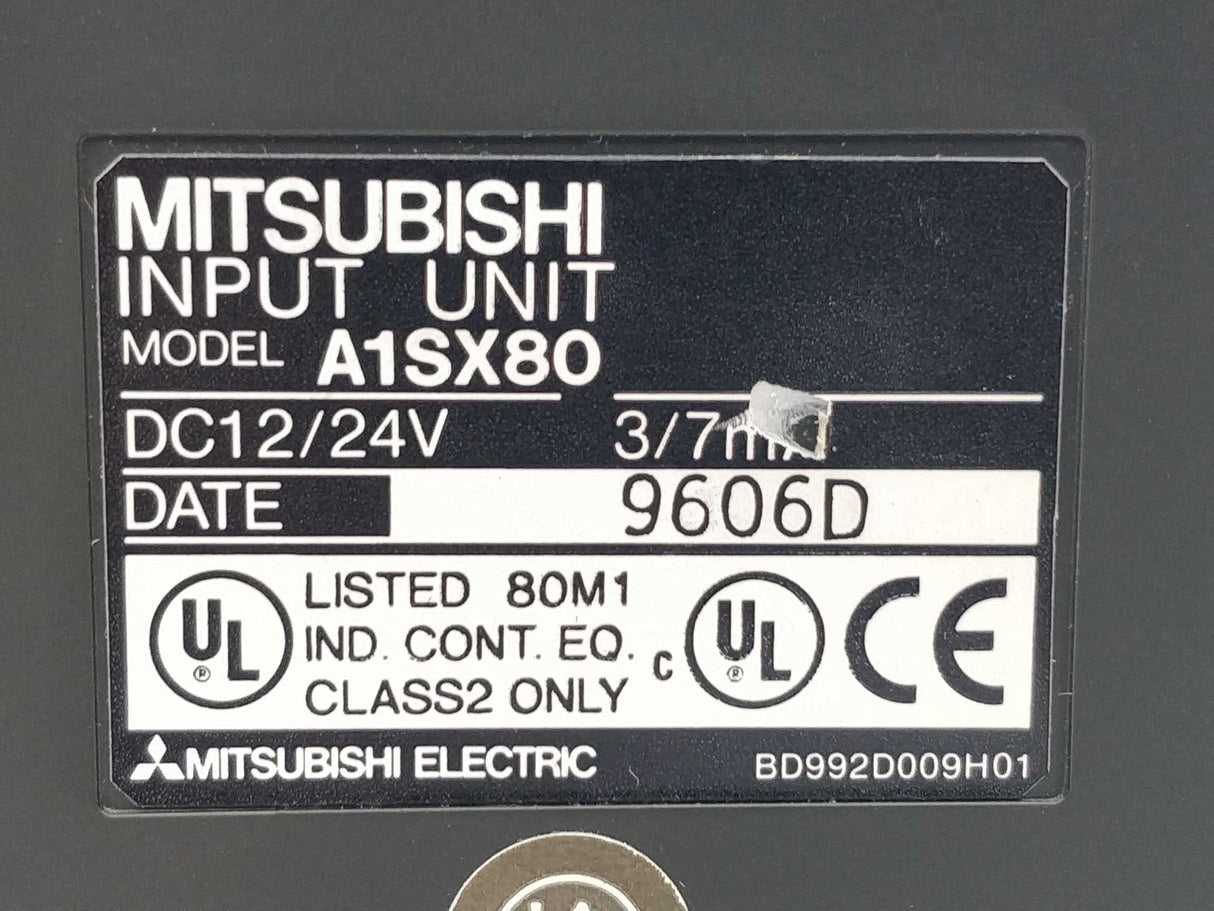 Mitsubishi A1SX80 Input Unit