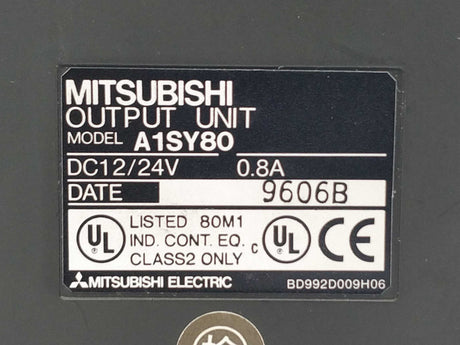 Mitsubishi A1SY80 Output Unit