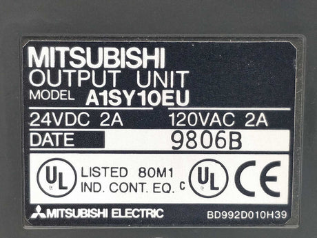 Mitsubishi A1SY10EU Output Unit