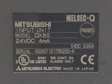 Mitsubishi QX80 Input unit