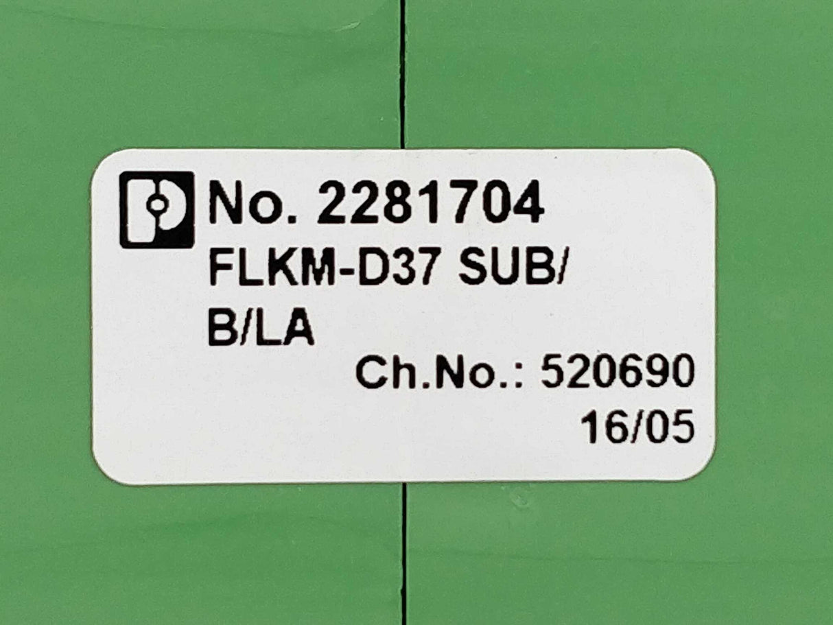 Phoenix Contact 2281704 Varioface terminal block module FLKM-D37 SUB/B/LA