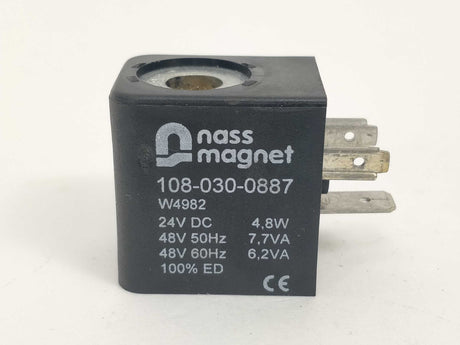 Naas Magnet 108-030-0887 W4982 Coil. 24VDC
