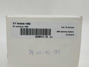 ASM Assembly Systems 00335414-03 X/Y distributor