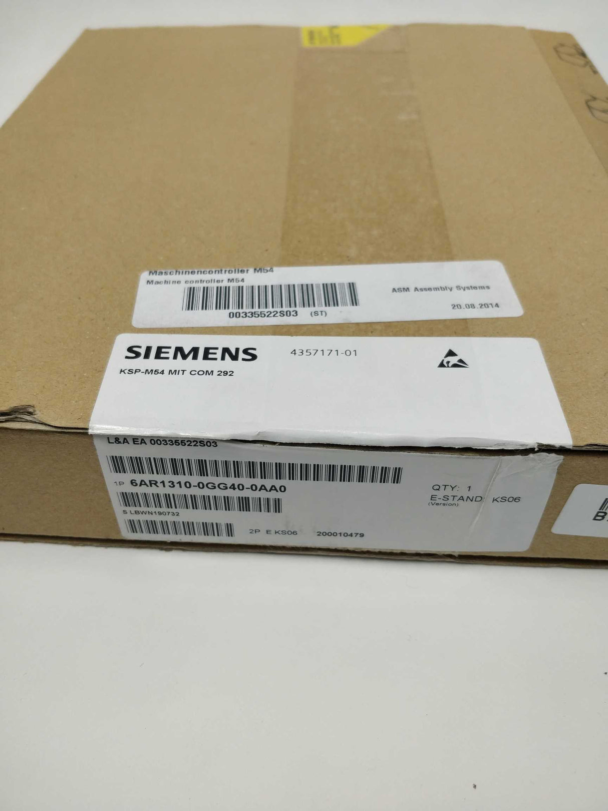 Siemens/ASM AS 6AR1310-0GG40-0AA0 00335522-03 M54