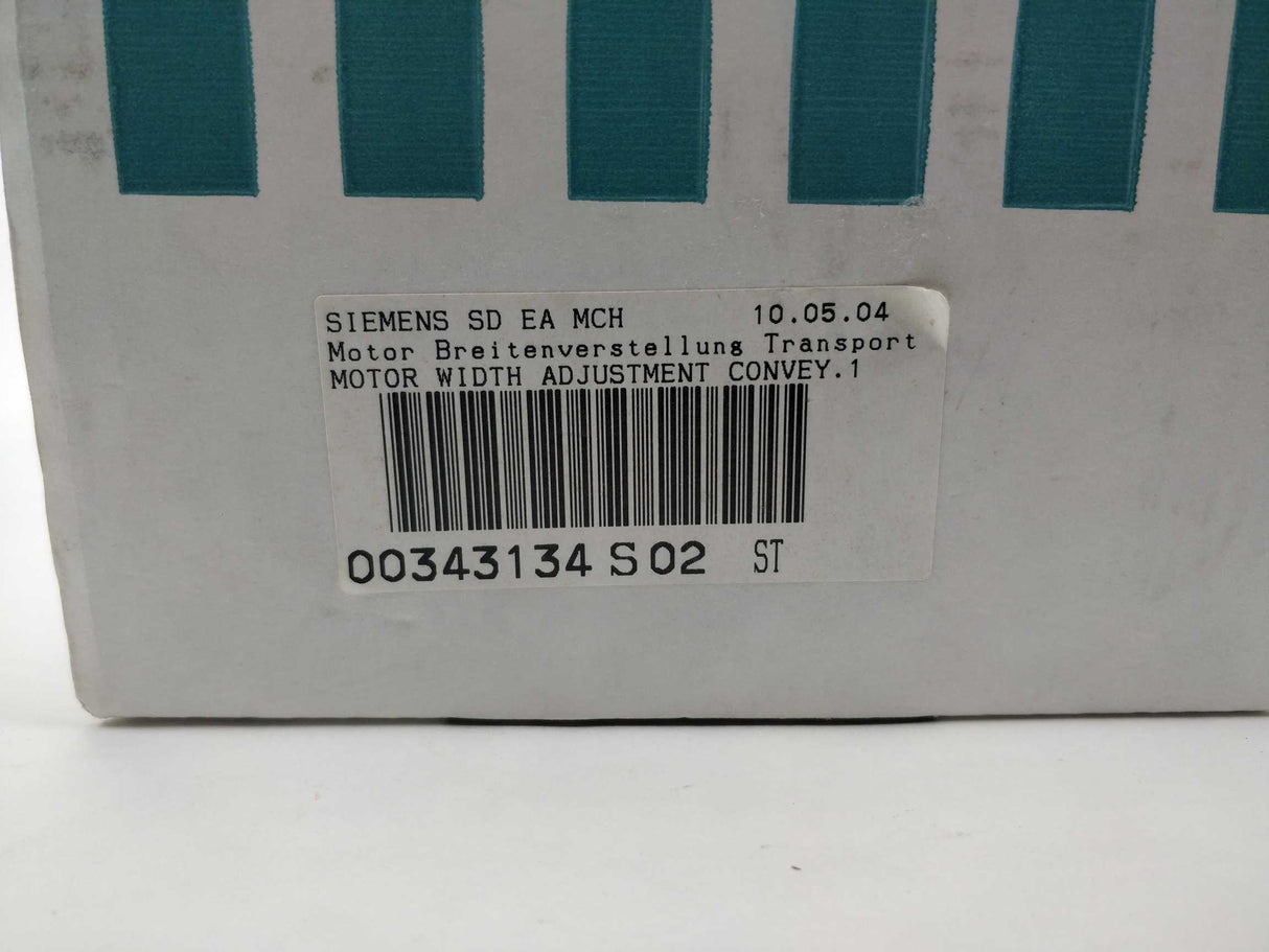 Siemens 00343134-02 / 00343134S02 Motor Width Adjustment Convey.
