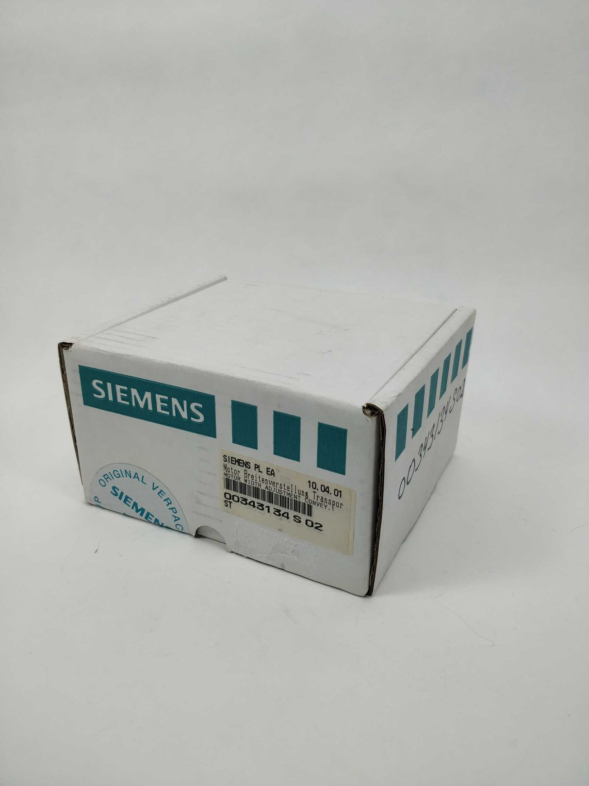 Siemens 00343134S02 / 00343134-02 Motor Width Adjustment Convey.