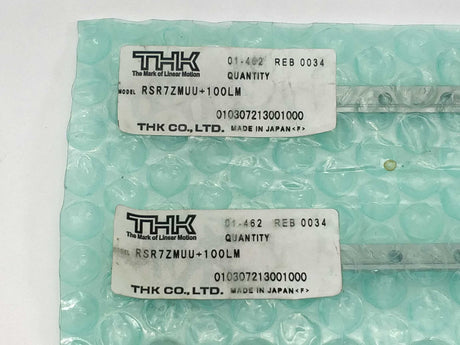 THK RSR7ZMUU+100LM Miniature Linear Ball Bearing Guide