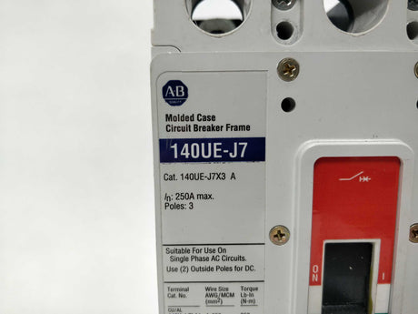 AB 140UE-J7X3 Molded Case Circuit Breaker Ser.A