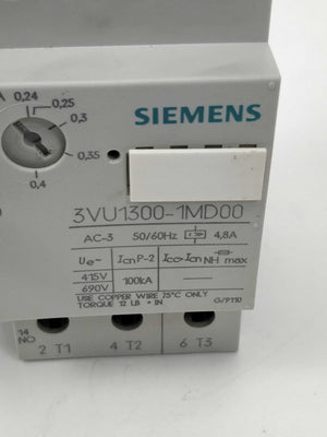 Siemens 3VU1300-1MD00 Circuit breaker 0,24-0,4A