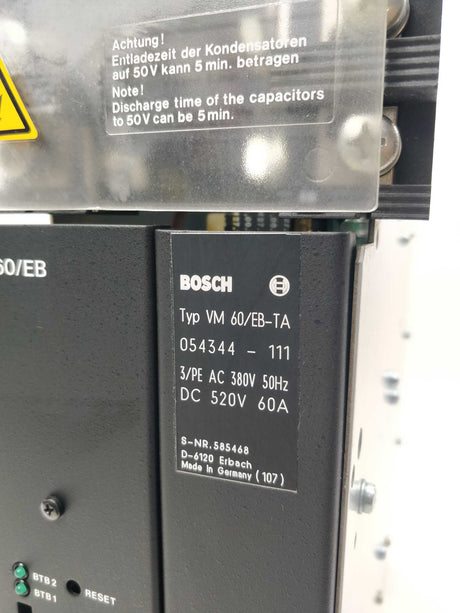 Bosch 054344-111 SERVO DRIVE VM60/EB