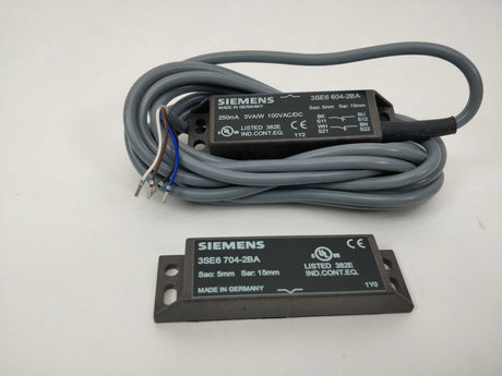 Siemens 3SE6604-2BA & 3SE6704-2BA magnetically-operated switches