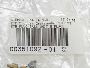 Siemens 00351092-01 ETB Plug Base Unit Siplace