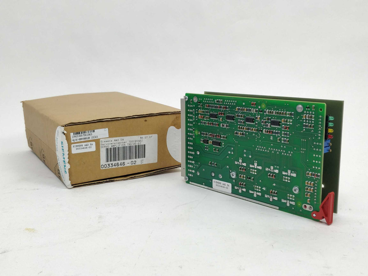 Siemens 00334646-02 Servo Amplifier TRS120/2Z