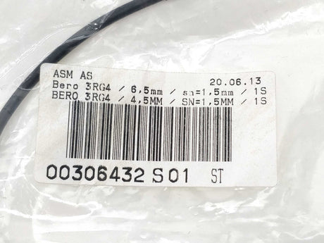 Siemens/ASM AS 00306432-01 BERO 3RG4 6,5mm sn=1,5mm 1S & 3RG4 4,5mm sn=1,5mm 1S