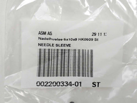 Siemens/ASM AS 002200334-01 Needle Sleeve 6x10x9 HK0609 ST