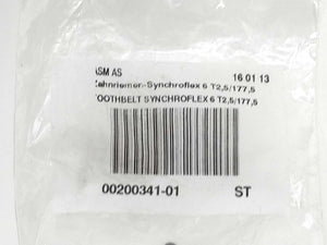 Siemens/ASM AS 00200341-01 Toothbelt Synchroflex 6 T2,5/177,5