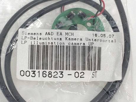 Siemens A&D EA MCH 00316823-02 LP llumination Camera UP