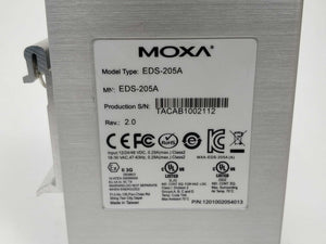 Moxa EDS-205A 1201002054013 Industrial Ethernet Switch