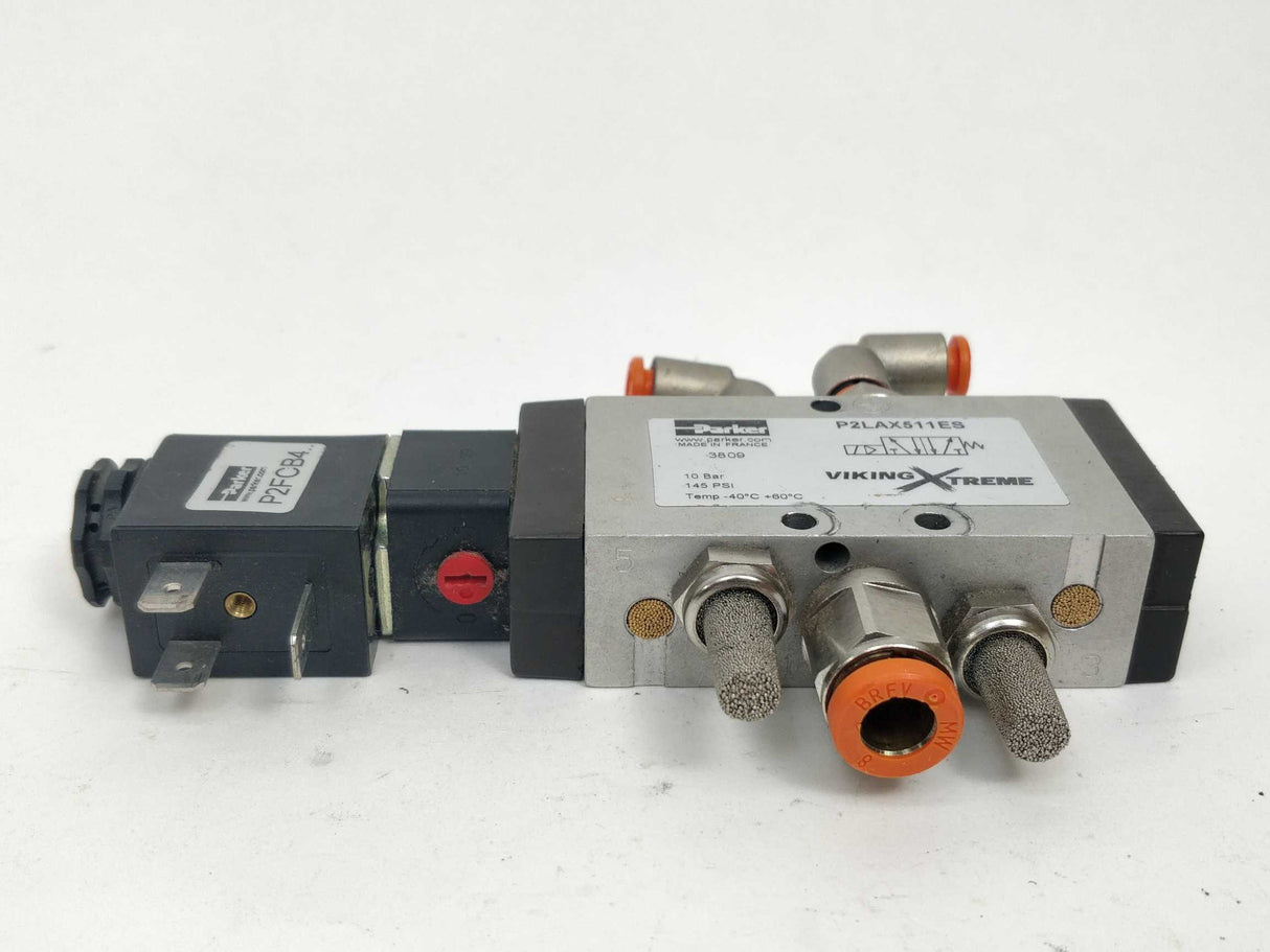 Parker P2LAX511ES Solenoid Valve With P2FCB4