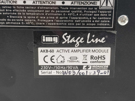 IMG Stage Line AKB-60 Active Amplifier Module