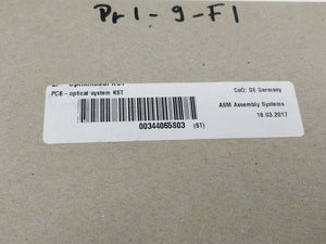 ASM Assembly Systems 00344065-03 M60S PCB Optical system