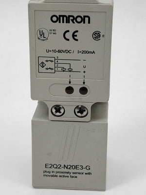 OMRON E2Q2-N20E2-G Plug in proximity sensor with movable active face