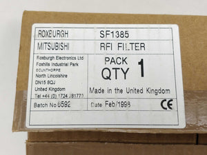 Mitsubishi ROXBURGH SF1385 RFI FILTER 250V 10A 50/60Hz