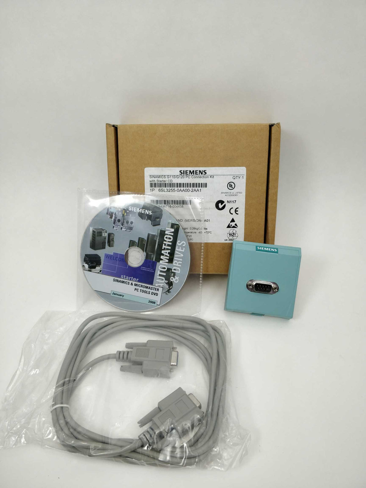 Siemens 6SL3255-0AA00-2AA1 SINAMICS G110/G120 PC Connection Kit