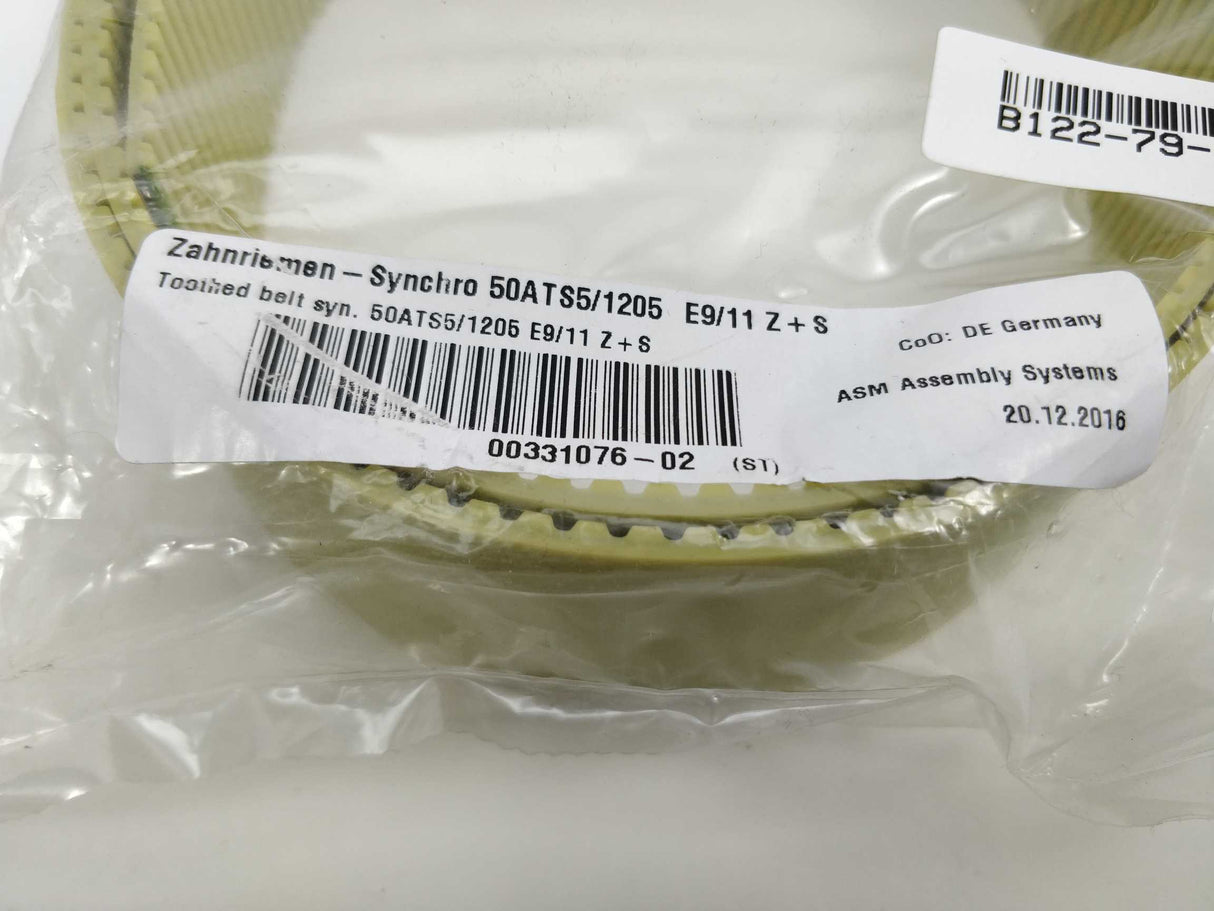 Siemens 00331076-02 Toothed belt