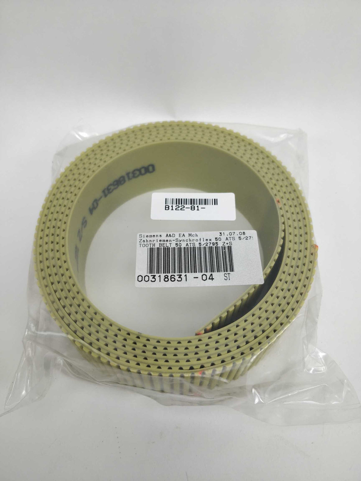 Siemens 00318631-04 Tooth belt