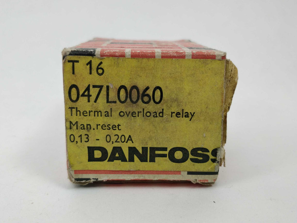 Danfoss 047L0060 T 16 Thermal Overload Relay 500V Quick -A Slow