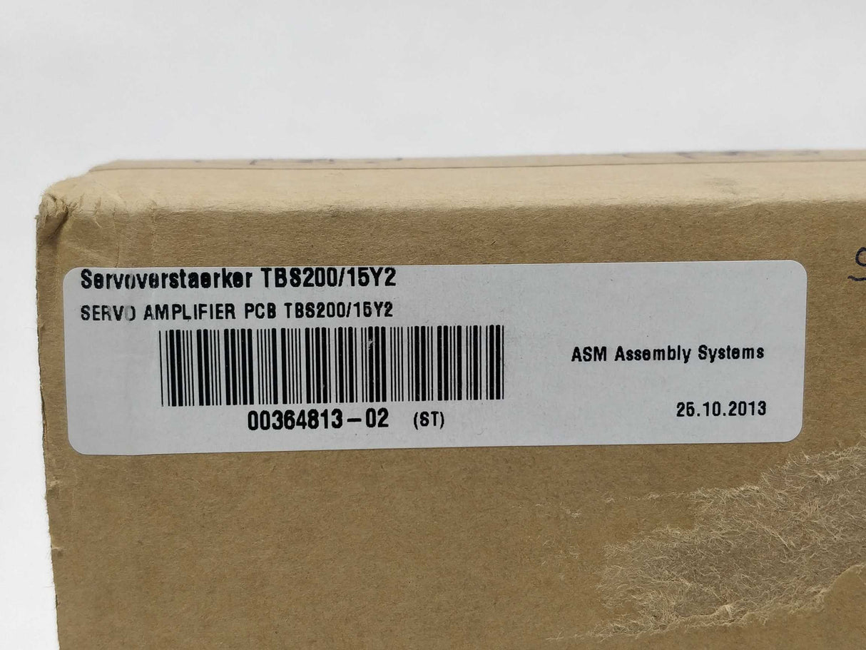 ASM Assembly Systems 00364813-02 PL EA SERVO AMPLIFIER PCB TBS200/15Y2