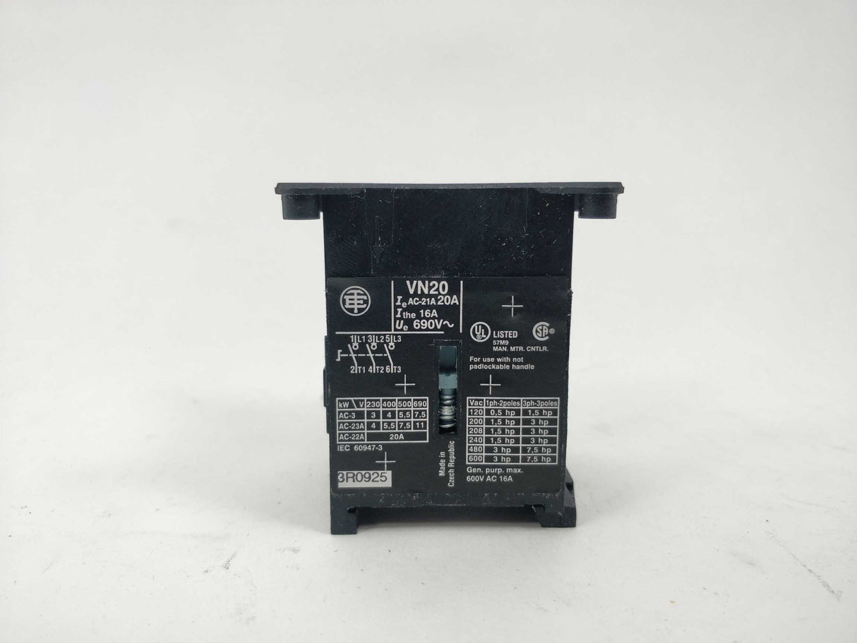 Schneider Electric 075991 Main emerg. switch-disconnect + handle VCDN20