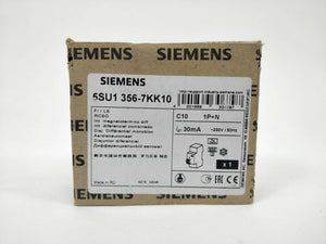 Siemens 5SU1356-7KK10 RCBO Circuit breaker 30mA trip 230V