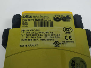 Pilz PNOZ X2.7P 787305 safety relay
