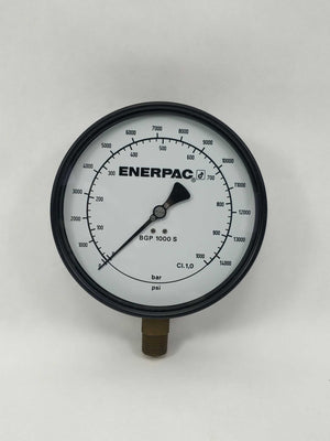 Enerpac BGP1000S Manometer Ø 162mm 0-1000BAR/0-14 000 PSI