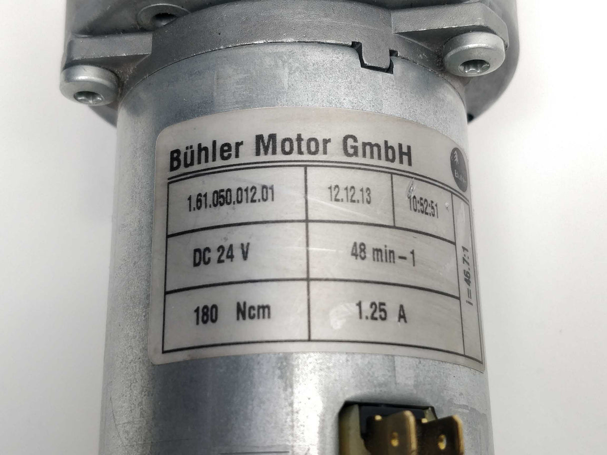 Buhler Motor GmbH 1.61.050.012.01 Gear motor