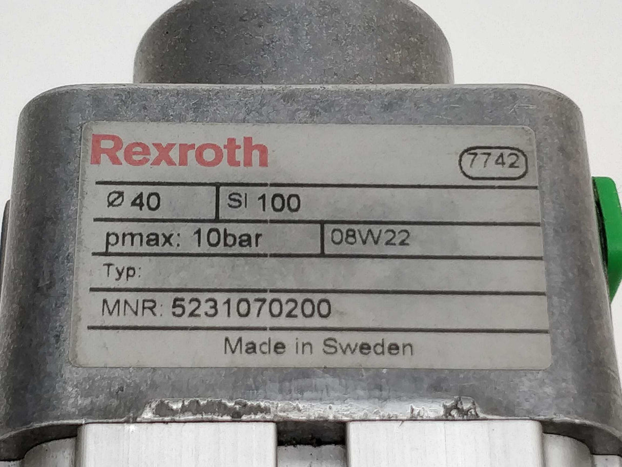 Rexroth 5231070200 Pneumatic Cylinder