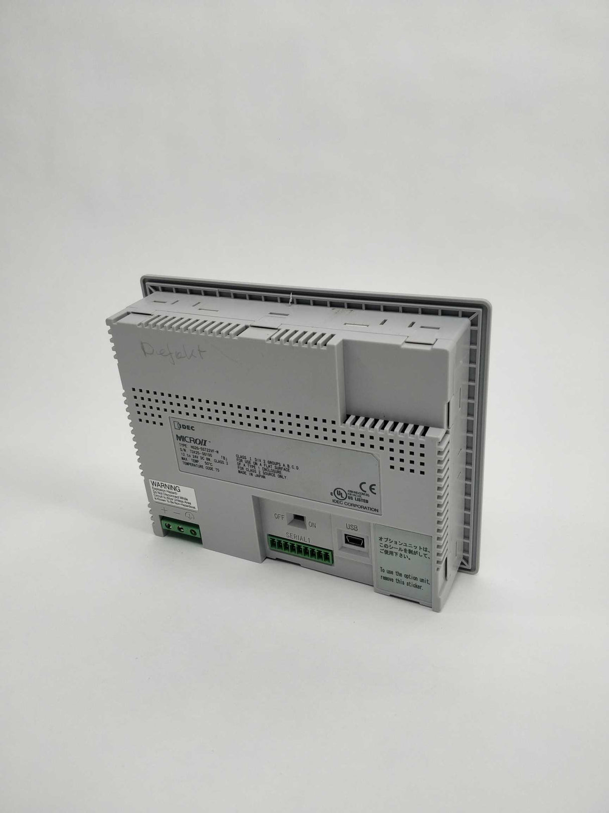 Idec HG2G-5ST22VF-W Programmable display