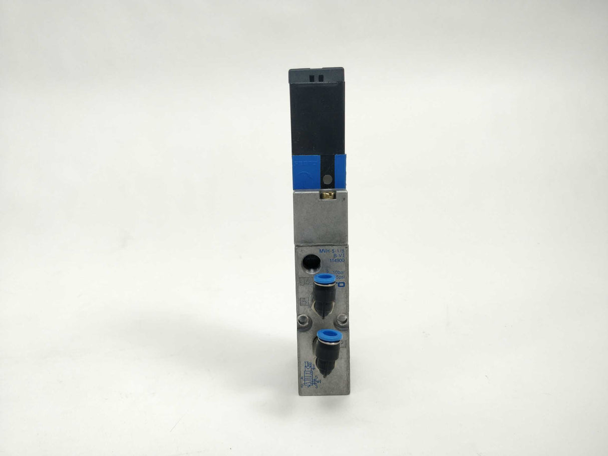 Festo 114900 Solenoid Valve MVH-5 1/8-B-VI & 106102 MVH-3-1,2