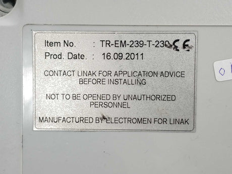 Electromen OY TR-EM-239-T-230 Paralell Motor Control Unit